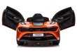 Elektriauto lastele McLaren 720S, oranž lakitud hind ja info | Laste elektriautod | kaup24.ee