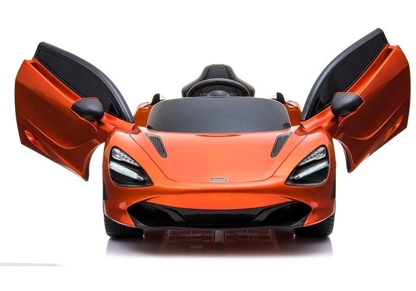 Elektriauto lastele McLaren 720S, oranž lakitud hind ja info | Laste elektriautod | kaup24.ee