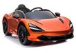 Elektriauto lastele McLaren 720S, oranž lakitud hind ja info | Laste elektriautod | kaup24.ee