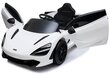 Elektriauto lastele McLaren 720S, valge цена и информация | Laste elektriautod | kaup24.ee