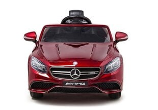 Детский электромобиль Mercedes GLC S63, красный лакированный цена и информация | Электромобили для детей | kaup24.ee