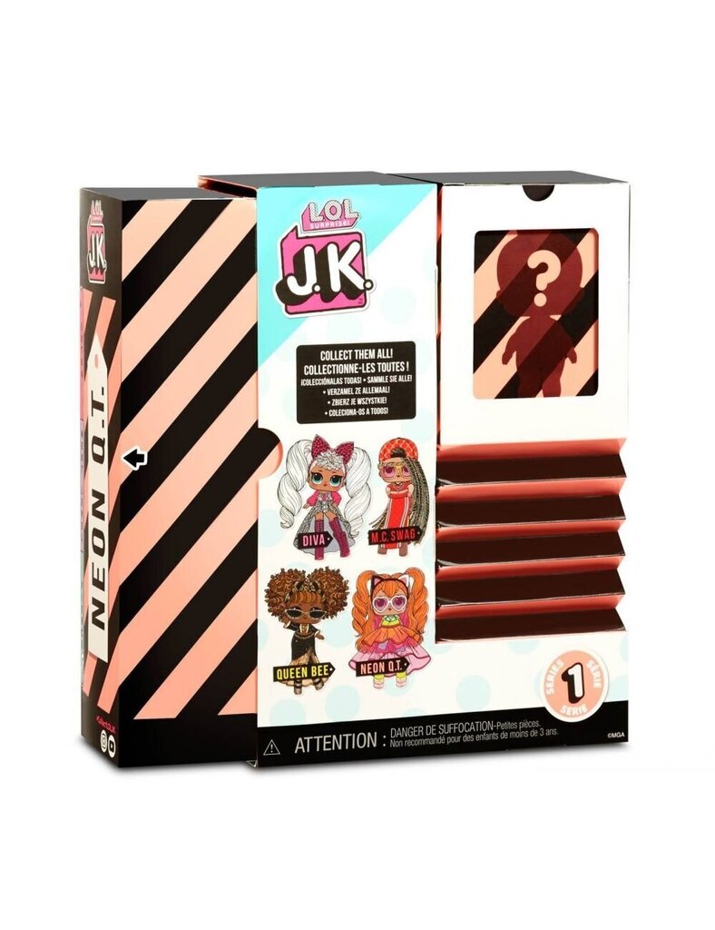 Nukk LOL SURPRISE J.K. NEON Q.T. (LOL JK Neon QT) цена и информация | Tüdrukute mänguasjad | kaup24.ee