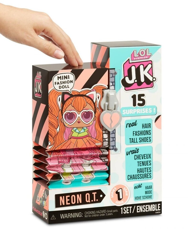 Nukk LOL SURPRISE J.K. NEON Q.T. (LOL JK Neon QT) hind ja info | Tüdrukute mänguasjad | kaup24.ee