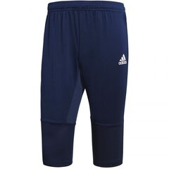 Spordipüksid Meestele Adidas Con18 3/4 Pants, Sinine hind ja info | Meeste spordiriided | kaup24.ee