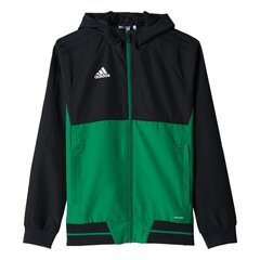 Meeste dressipluus Adidas TIRO 17, roheline JR B-2788, 45035 цена и информация | Свитеры, жилетки, пиджаки для мальчиков | kaup24.ee