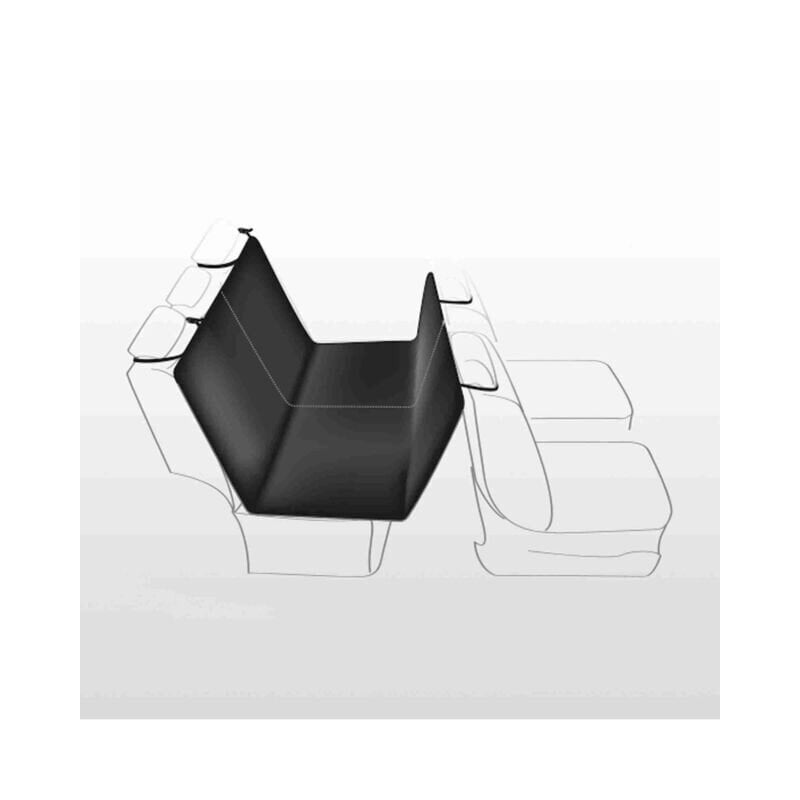 TRIXIE Autoistme kate, külgedega, jagatav 1,50x1,35 m, must цена и информация | Reisimise tarvikud | kaup24.ee