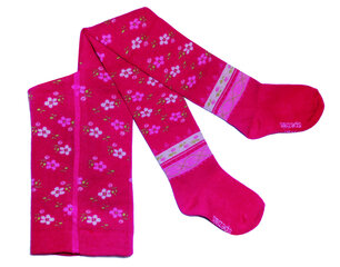 Детские колготки «Цветочный узор» цена и информация | Колготки, носочки для новорожденных | kaup24.ee