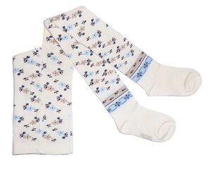 Laste sukkpüksid "Lillemuster" цена и информация | Колготки, носочки для новорожденных | kaup24.ee