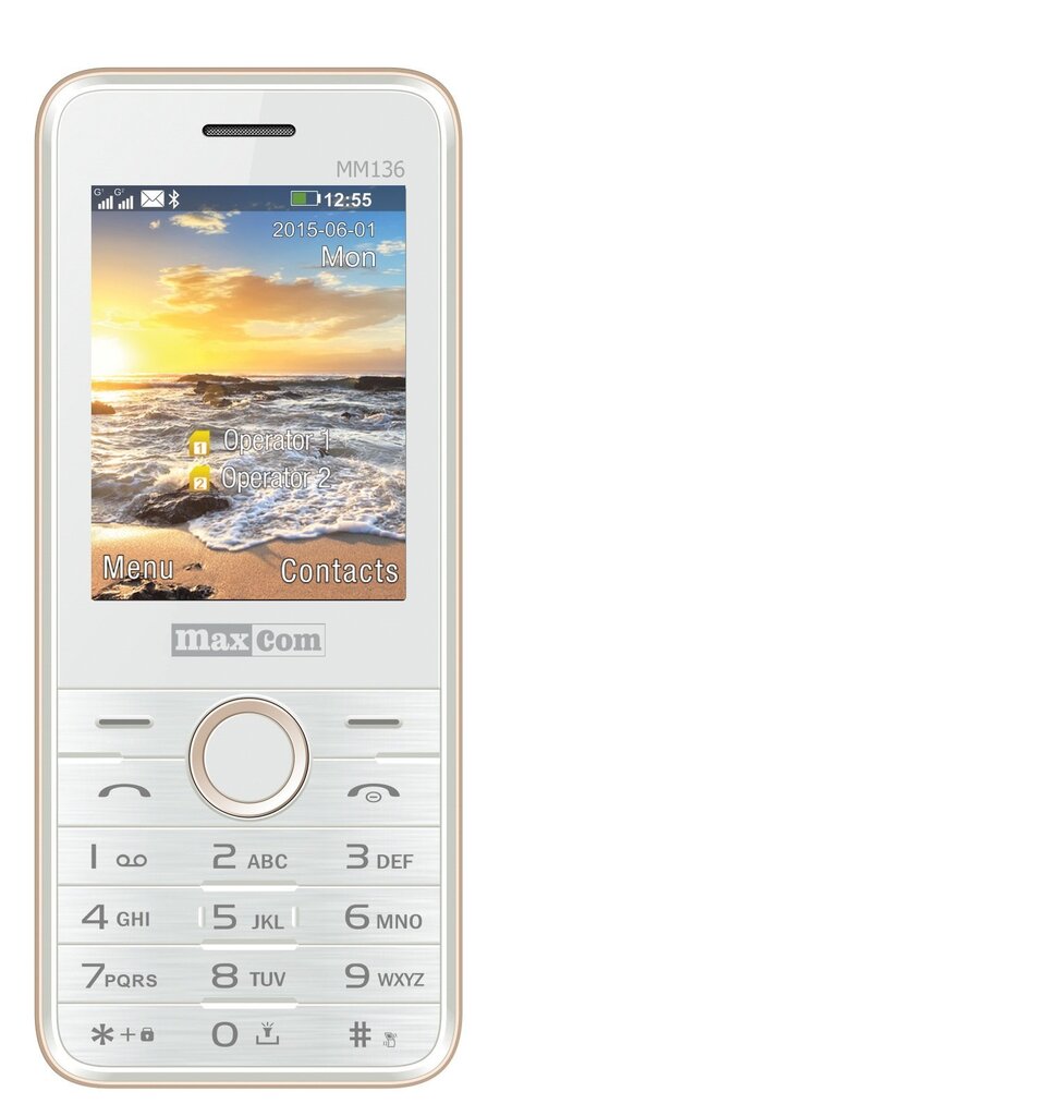 Maxcom MM136 White hind ja info | Telefonid | kaup24.ee