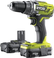 Компактная дрель-шуруповерт Ryobi 5133003352 цена и информация | Шуруповерты, дрели | kaup24.ee