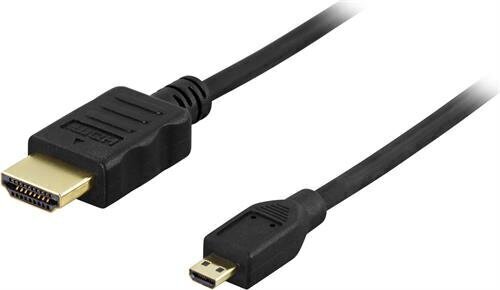 Deltaco HDMI-1033, HDMI-A/Micro HDMI, 3 m hind ja info | Kaablid ja juhtmed | kaup24.ee