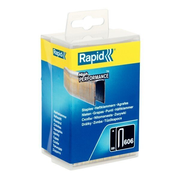 Klambrid Rapid 606/25, 3600 tk, plastpak цена и информация | Käsitööriistad | kaup24.ee