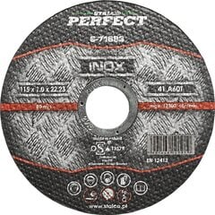 Lõikeketas STALCO PERFECT 125x1,0mm цена и информация | Механические инструменты | kaup24.ee