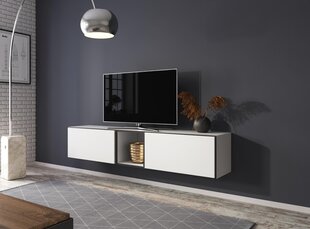 TV-laud Cama Meble Roco 10, valge/valge/must hind ja info | TV alused | kaup24.ee