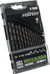 Metallipuuride komplekt STALCO PERFECT 1,5-6,5mm 13tk. цена и информация | Механические инструменты | kaup24.ee