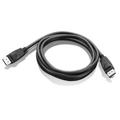 Адаптер Lenovo 2x DisplayPort, 1,8 м цена и информация | Адаптер Aten Video Splitter 2 port 450MHz | kaup24.ee