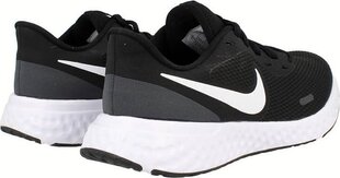 Nike Jalatsid Jooksmine Naistele Revolution 5 Black White цена и информация | Спортивная обувь, кроссовки для женщин | kaup24.ee