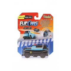 Игрушечная машинка 2in1 Полицейский джип и автоцистерна FLIPCARS, EU463875-08 цена и информация | Игрушки для мальчиков | kaup24.ee