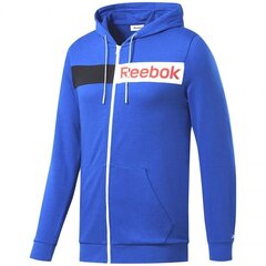 Свитер мужской Reebok Logo FZ HM FK6117, синий цена и информация | Мужские толстовки | kaup24.ee