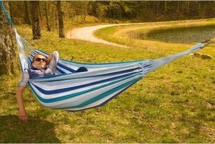 Kahekohaline võrkkiik Royokamp Classic XXL 250x150cm, sinine цена и информация | Гамаки | kaup24.ee