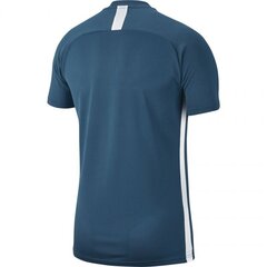 Poiste spordisärk ike Dry Academy 19 Top SS Jr AJ9261-404, sinine цена и информация | Рубашки для мальчиков | kaup24.ee
