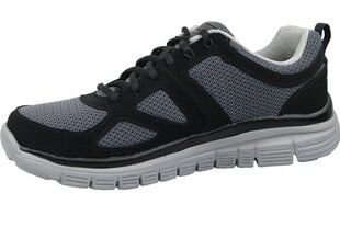 Meeste tossud Skechers Burns Agoura, must hind ja info | Skechers Meeste jalanõud | kaup24.ee