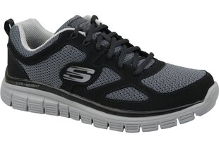 Meeste tossud Skechers Burns Agoura, must hind ja info | Skechers Meeste jalanõud | kaup24.ee