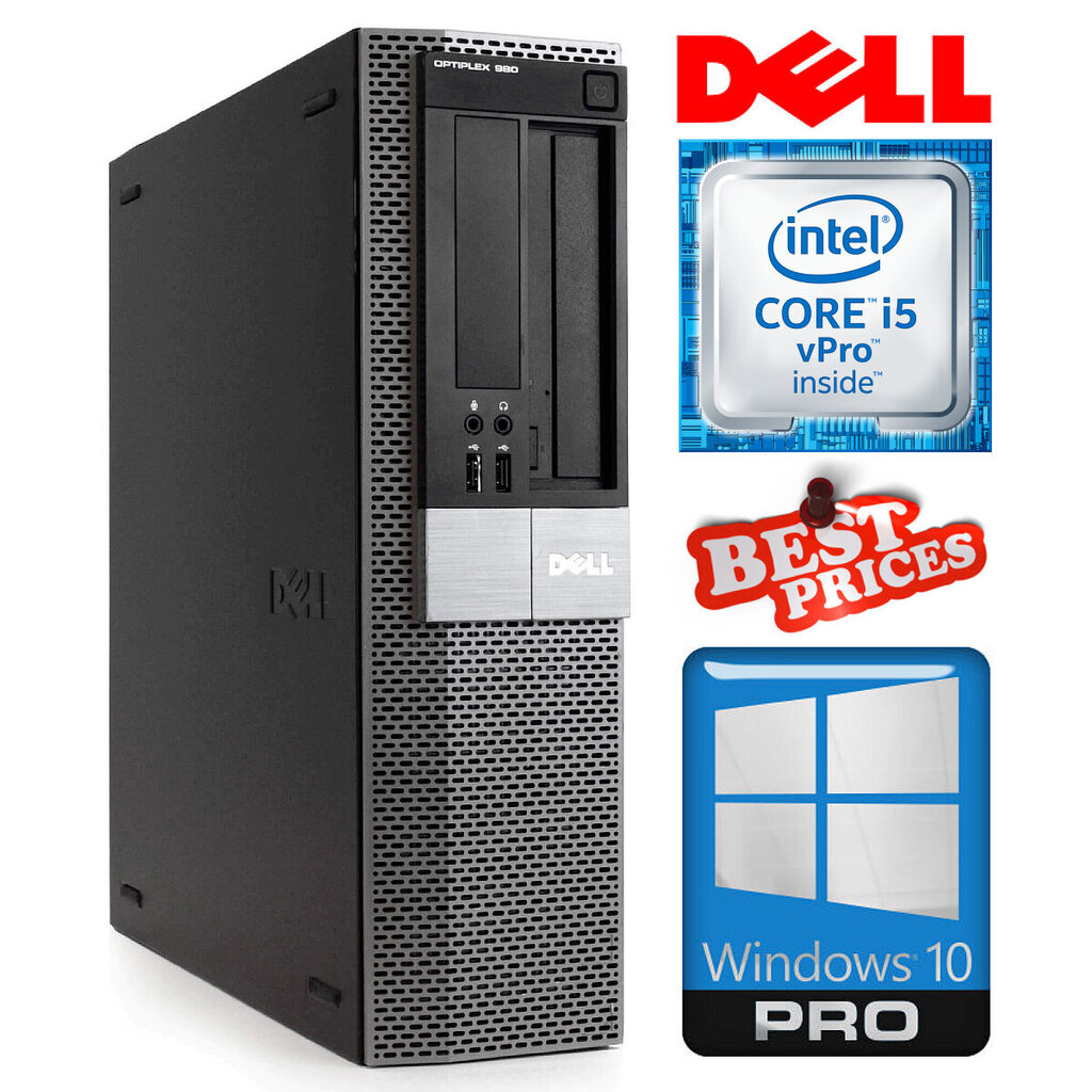 Компьютер DELL 980 DT i5-650 16GB 1TB GT710 2GB WIN10PRO/W7P цена |  kaup24.ee