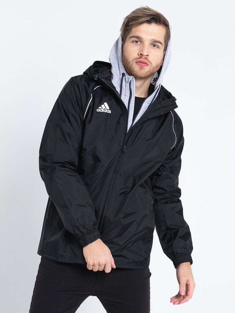 Meeste sportlik jope Adidas Core 18 RN M CE9048, must цена и информация | Meeste joped | kaup24.ee