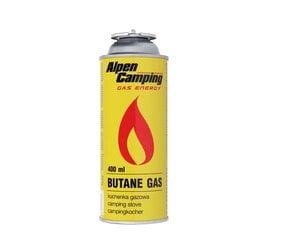 Butaangaas AlpenCamping 227g. цена и информация | Газовые горелки, баллоны | kaup24.ee