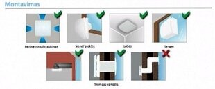 Вытяжной вентилятор для ванной AERAULIQA QD100 цена и информация | Vannitoa ventilaatorid | kaup24.ee