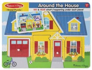 Puidust pusle helidega MELISSA & DOUG House цена и информация | Игрушки для малышей | kaup24.ee