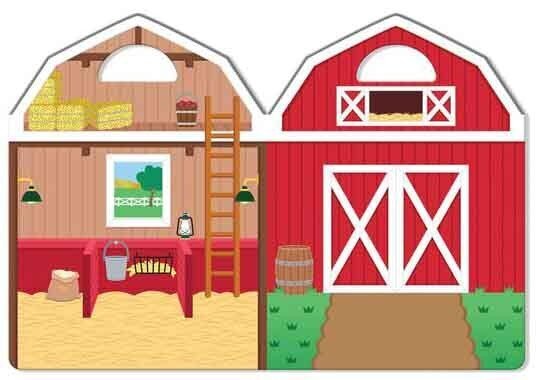 Korduvkasutatav kleebiskomplekt MELISSA & DOUG Farm hind ja info | Arendavad mänguasjad | kaup24.ee