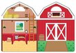 Korduvkasutatav kleebiskomplekt MELISSA & DOUG Farm hind ja info | Arendavad mänguasjad | kaup24.ee
