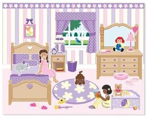 Набор многоразовых наклеек Melissa & Doug Мой дом цена и информация | Развивающие игрушки и игры | kaup24.ee