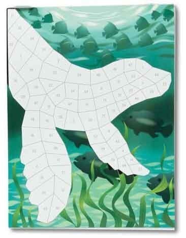 Kleebise mosaiigikomplekt MELISSA & DOUG Underwater цена и информация | Arendavad mänguasjad | kaup24.ee