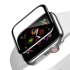 Baseus Защитная пленка 0.2mm на полный экран для Apple Watch 4 44mm с Черной рамочкой цена и информация | Аксессуары для смарт-часов и браслетов | kaup24.ee