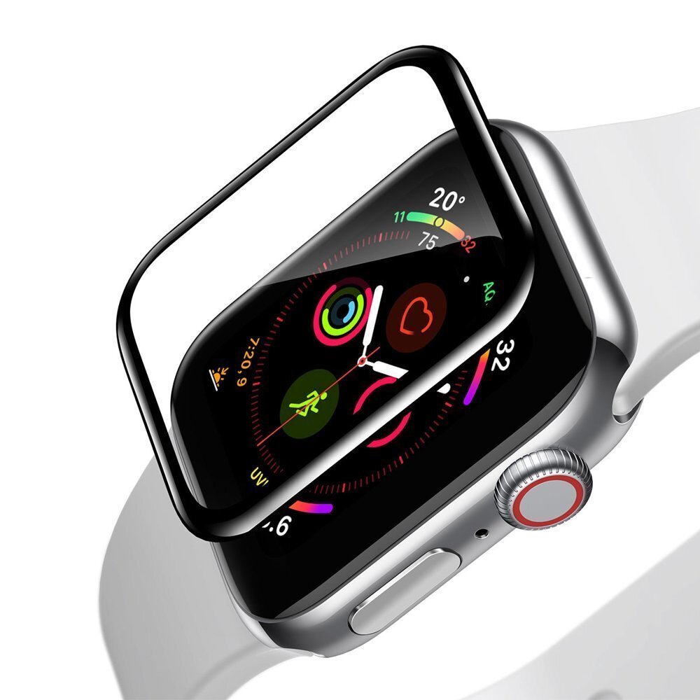 Baseus 0,2 mm karastatud klaasist pehme ekraanikaitse 44 mm Apple Watch 4 jaoks цена и информация | Nutikellade ja nutivõrude tarvikud | kaup24.ee