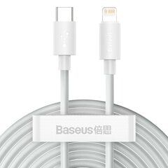 Кабель Baseus 2x USB кабель Типа C - Lightning 20 Вт 1,5 м 101297 цена и информация | Кабели для телефонов | kaup24.ee