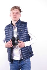 Meeste soe vest Voile Bleue, sinine цена и информация | Мужские жилетки | kaup24.ee