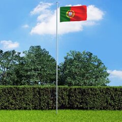 vidaXL Portugali lipp 90 x 150 cm цена и информация | Флаги и держатели для флагов | kaup24.ee