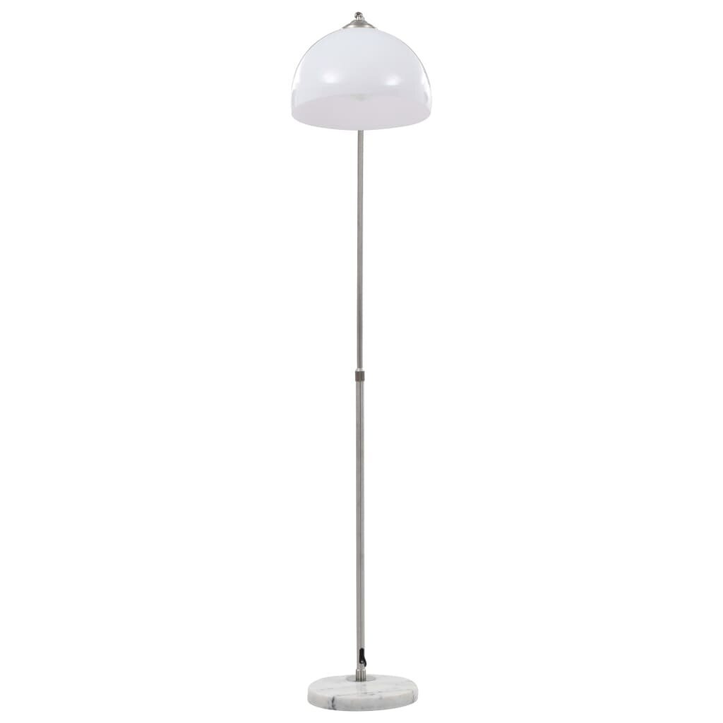 vidaXL kaarjas lamp 60 W, hõbedane, E27 200 cm hind ja info | Põrandalambid | kaup24.ee