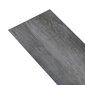 vidaXL PVC-st põrandaplaadid, 4,46 m² 3 mm, iseliimuv, läikiv hall hind ja info | Laminaatparkett | kaup24.ee