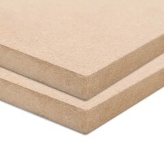 vidaXL MDF-plaat 2 tk ristkülikukujuline 120 x 60 cm 12 mm цена и информация | Другие принадлежности для мебели | kaup24.ee