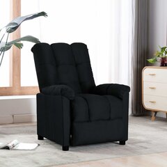 Откидное кресло, черное цена и информация | Кресла | kaup24.ee