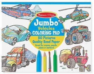 Suur värvimisalbum MELISSA & DOUG Transport hind ja info | Kunstitarbed, voolimise tarvikud | kaup24.ee