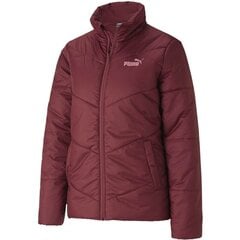 Naiste spordijakk Puma Ess Padded W 582210 18, Burgundia цена и информация | Женские куртки | kaup24.ee