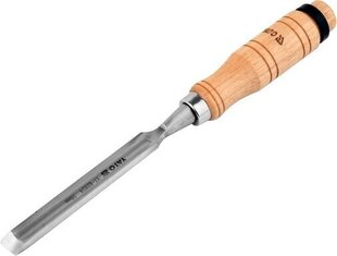 Стамеска полукруглая с деревянной ручкой 12мм Yato (YT-62822) цена и информация | Механические инструменты | kaup24.ee