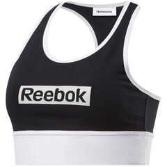 Спортивный бюстгальтер женский Reebok TE Linear Logo Bral W FK6713, 51480, черный цена и информация | Спортивная одежда для женщин | kaup24.ee