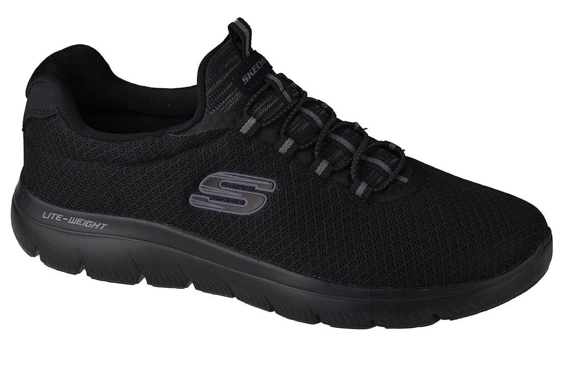 Meeste tossud Skechers Summits 52811-BBK, must цена и информация | Spordi- ja vabaajajalatsid meestele | kaup24.ee